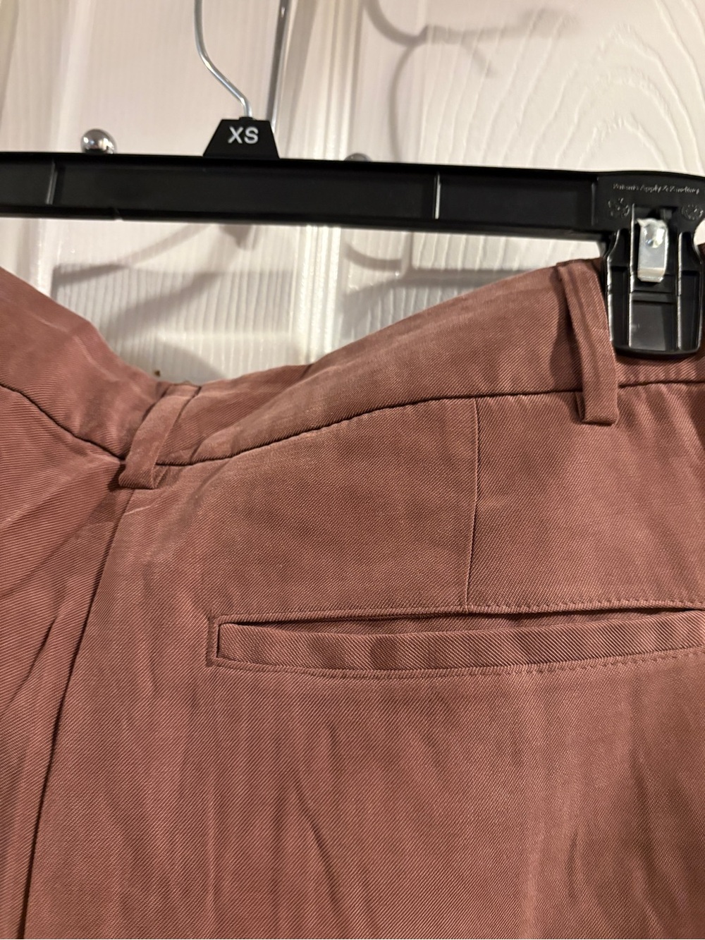 Old Navy Rust-Brown High-Waist Wide-Leg Trousers - Picture 4 of 4